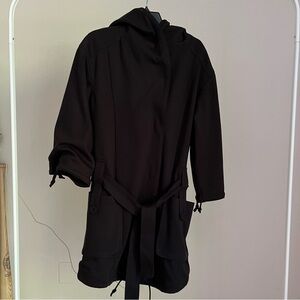 Women's Black Hooded Jacket